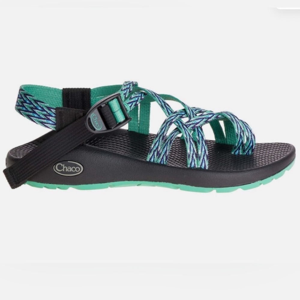 Chaco Women's ZX/2 Classic Sandals - Black and Teal